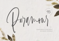 Paramour Font - Featured Image