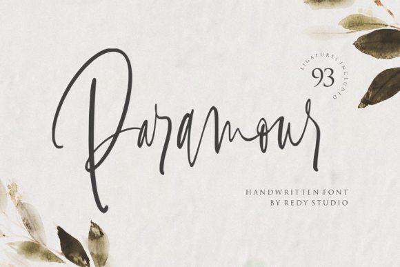 Paramour Font - Featured Image