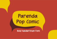 Parenda Pop Comic Font - Featured Image