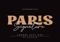 Paris Signature Font - Featured Image