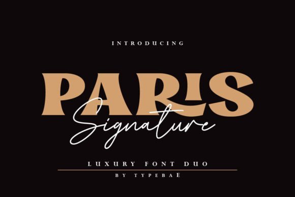 Paris Signature Font - Featured Image