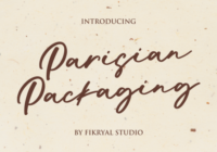 Parisian Packaging Font - Featured Image
