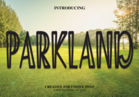 Parkland Font - Featured Image