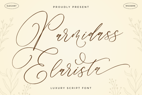 Parmidass Elarista Font - Featured Image