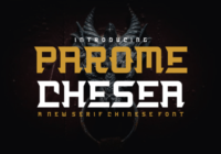 Parome Chesea Font - Featured Image