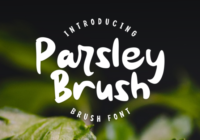 Parsley Brush Font - Featured Image