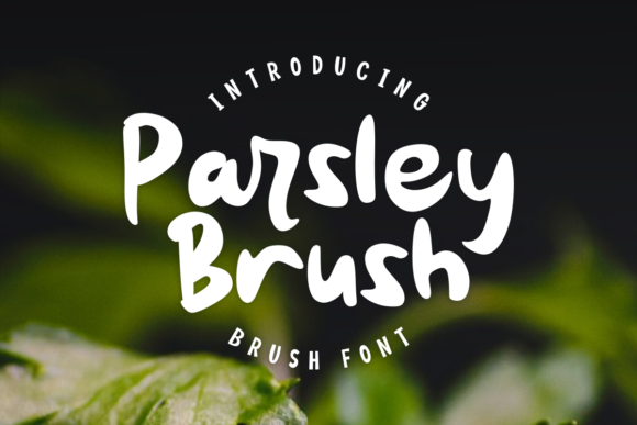 Parsley Brush Font - Featured Image