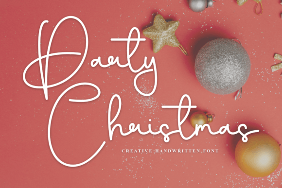 Party Christmas Font - Featured Image