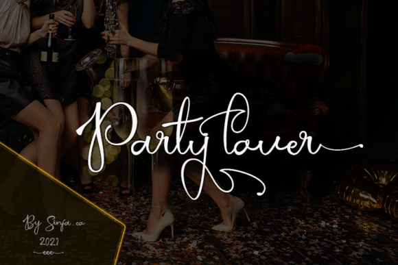 Party Lover Font - Featured Image