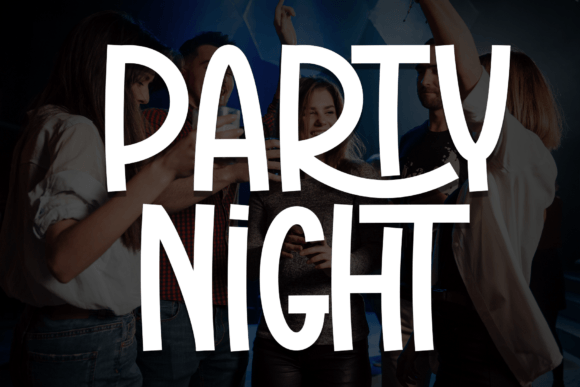 Party Night Font - Featured Image