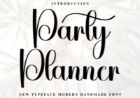 Party Planner Font - Featured Image