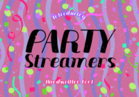 Party Streamers Font - Featured Image
