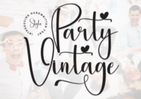 Party Vintage Font - Featured Image
