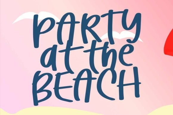 Party at the Beach Font - Featured Image