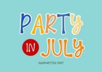 Party in July Font - Featured Image