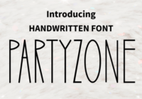 Partyzone Font - Featured Image