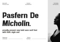 Pasfern De Micholin Font - Featured Image