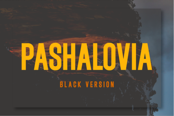 Pashalovia Black Font - Featured Image