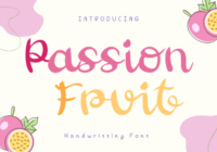 Passion Fruit Font - Featured Image