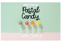 Pastal Candy Font Font - Featured Image