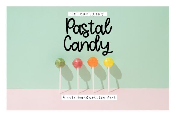 Pastal Candy Font Font - Featured Image
