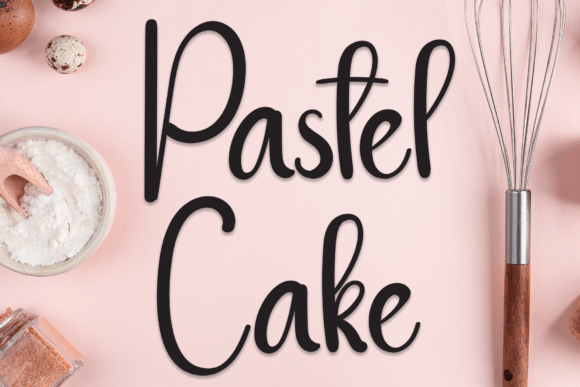 Pastel Cake Font - Featured Image