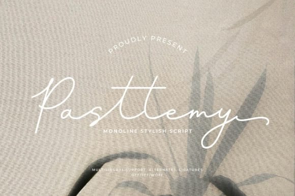 Pasttemy Font - Featured Image