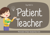 Patient Teacher Font - Featured Image