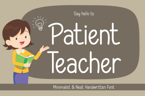 Patient Teacher Font - Featured Image