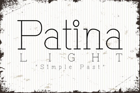 Patina Light Font - Featured Image