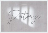 Patoryi Font - Featured Image