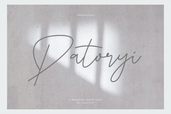 Patoryi Font - Featured Image