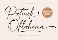 Patrick Oklahoma Font - Featured Image
