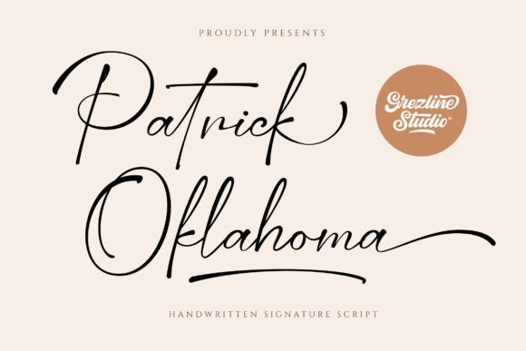 Patrick Oklahoma Font - Featured Image