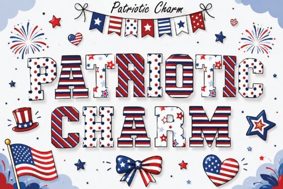 Patriotic Charm Font - Featured Image