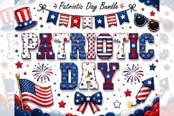 Patriotic Day Font - Featured Image