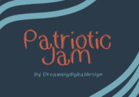 Patriotic Jam Font - Featured Image