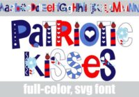 Patriotic Kisses Font - Featured Image