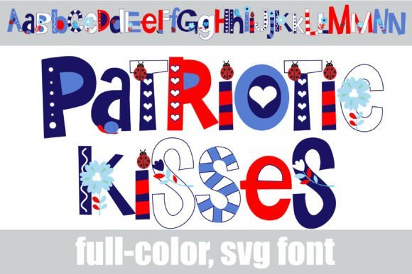 Patriotic Kisses Font - Featured Image