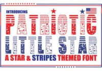Patriotic Little Star Font - Featured Image