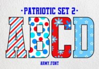 Patriotic Set 2 Font - Featured Image