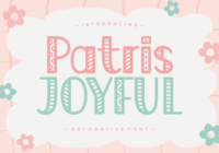 Patris Joyful Font - Featured Image