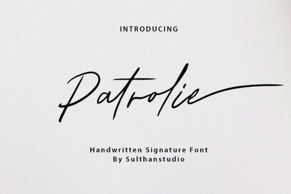 Patrolie Font - Featured Image