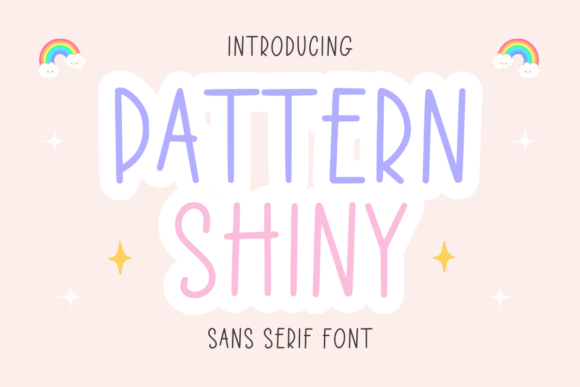 Pattern Shiny Font - Featured Image
