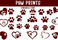 Paw Prints Font - Featured Image