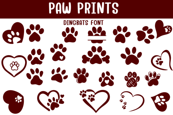 Paw Prints Font - Featured Image