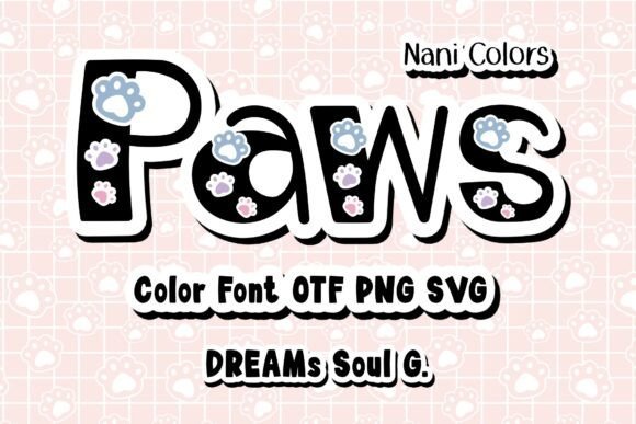 Paws Nani Colors Font - Featured Image