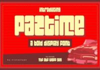 Paztime Font - Featured Image
