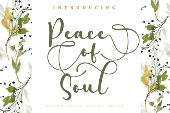 Peace of Soul Font - Featured Image