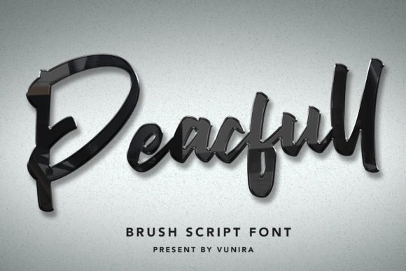 Peacfull Font - Featured Image